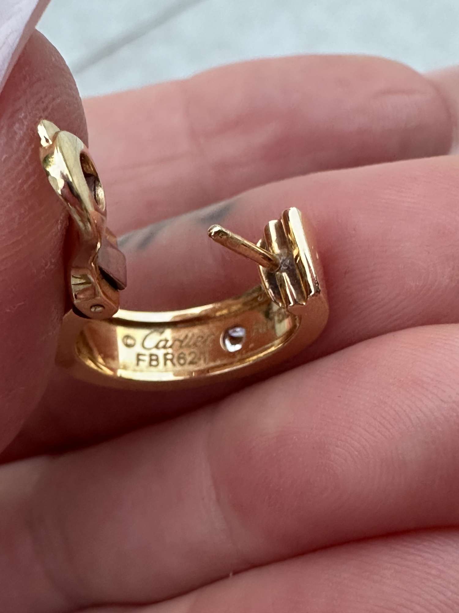 Cartier Love s briliantmi naušnice