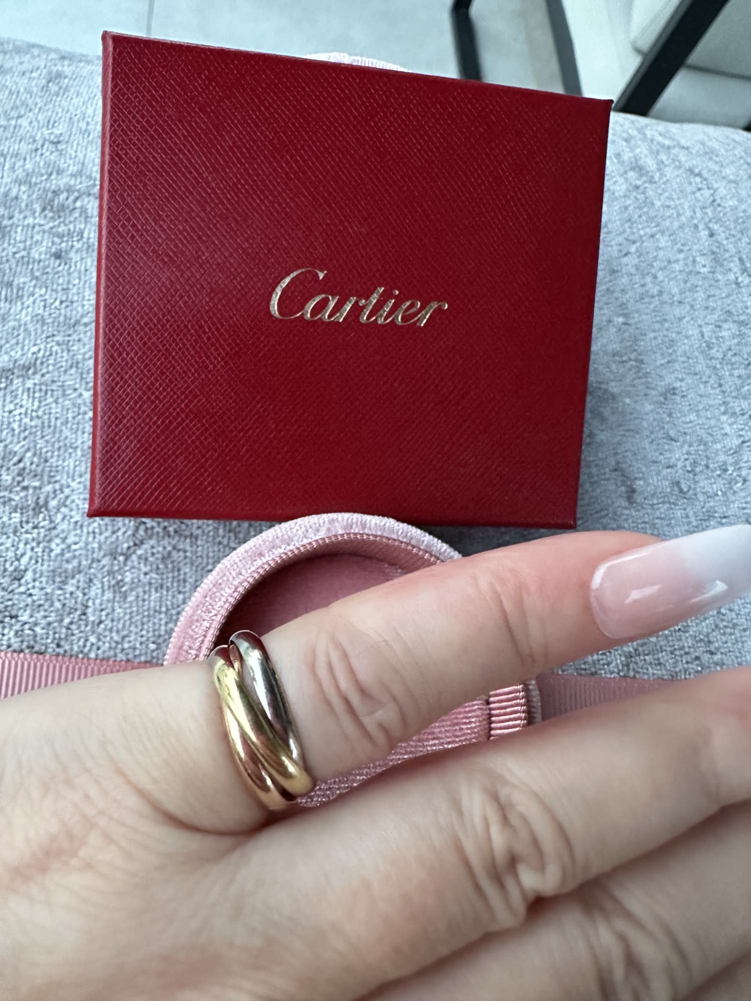 Cartier Trinity prsteň