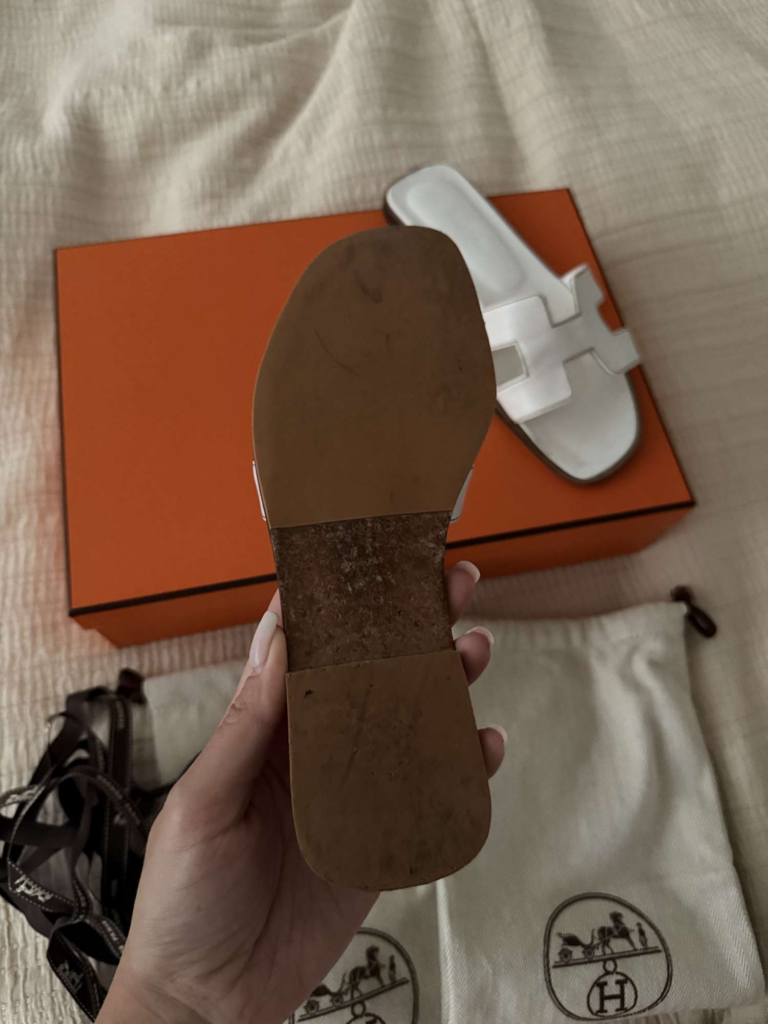 Hermés Oran pantofle