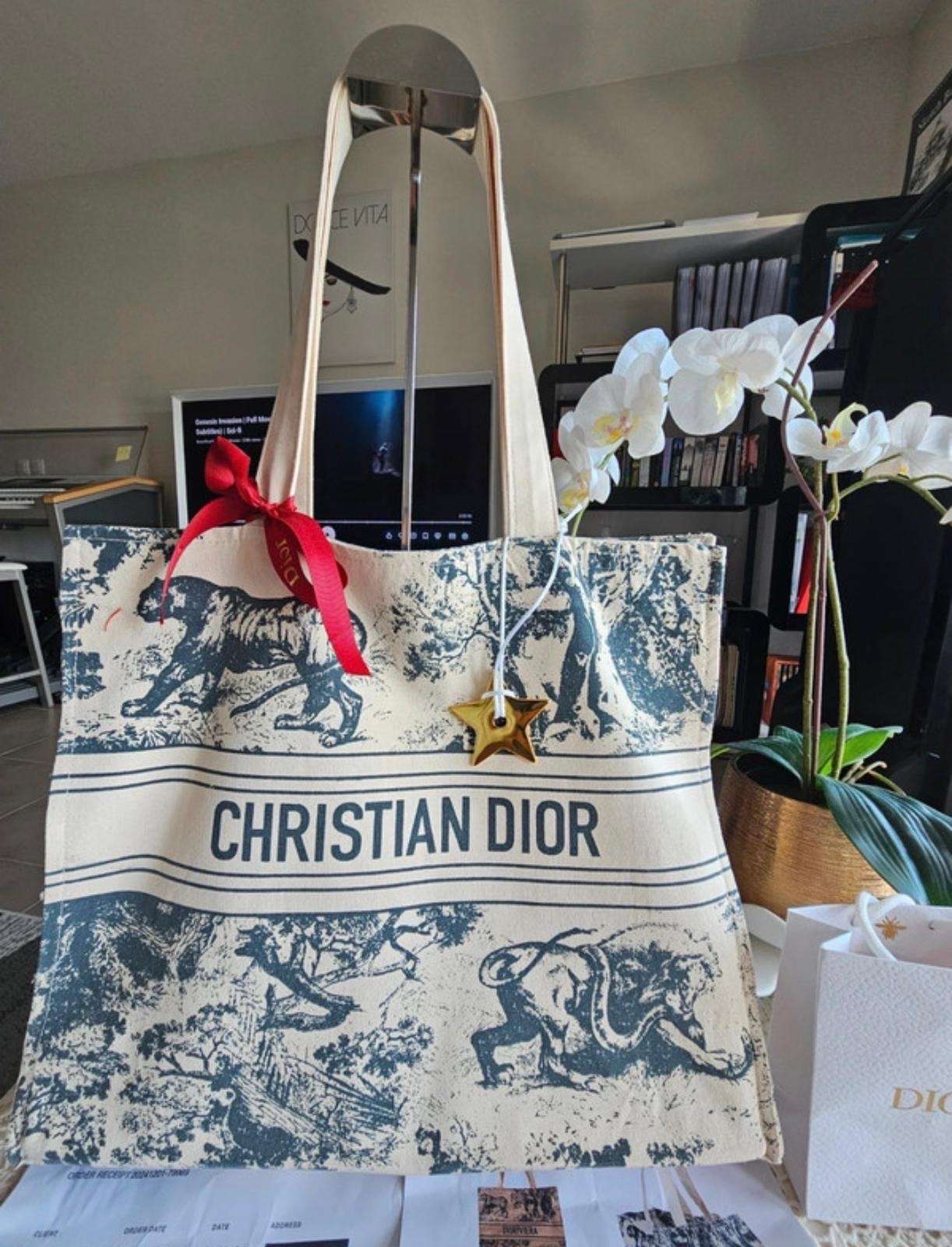 Dior plážová taška