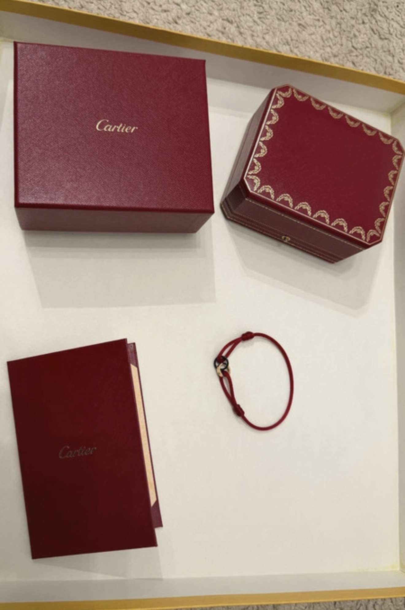 Cartier love keramika gold naramok