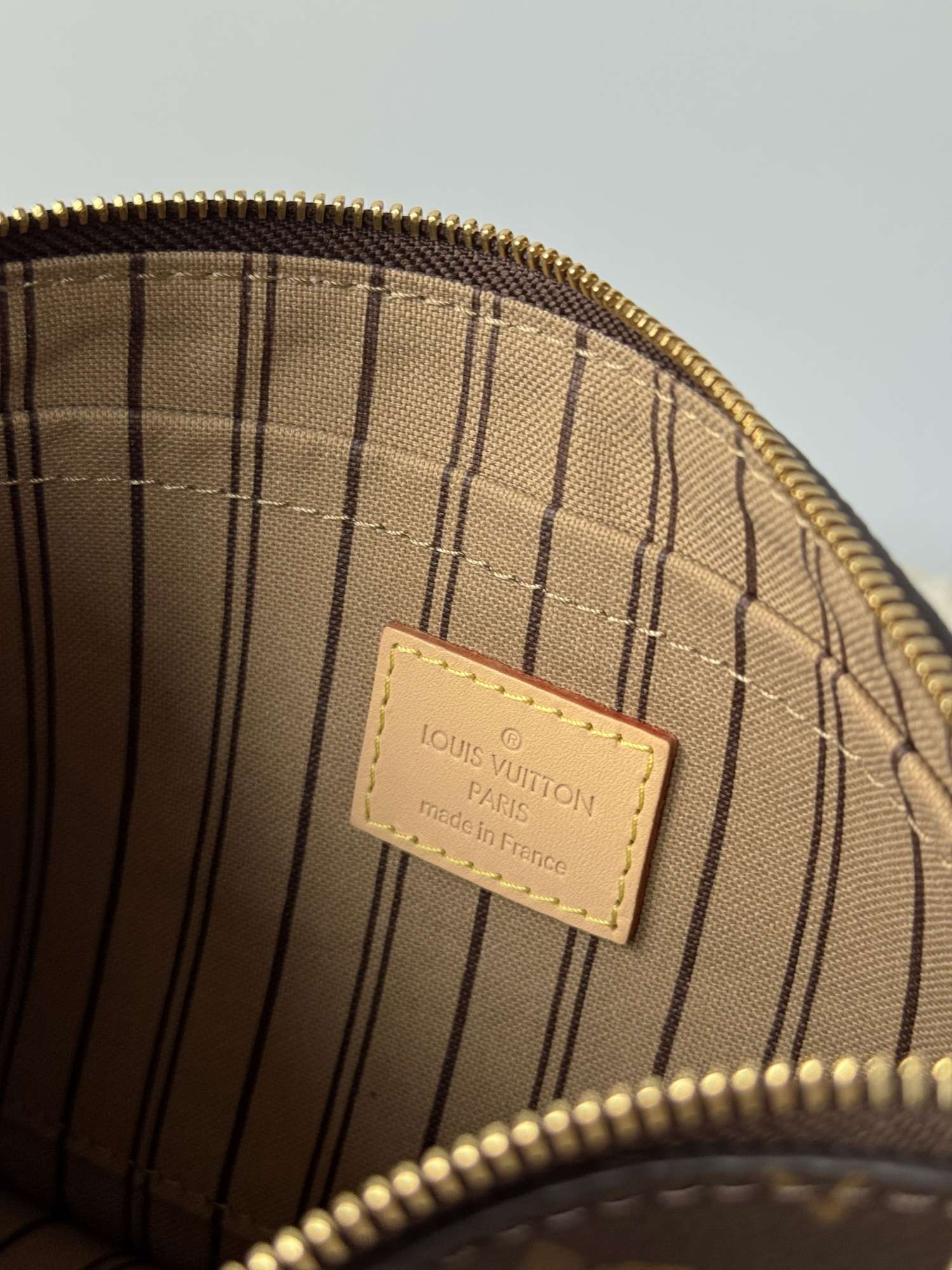 Neverfull MM Monogram Beige kabelka aj s pochettkou