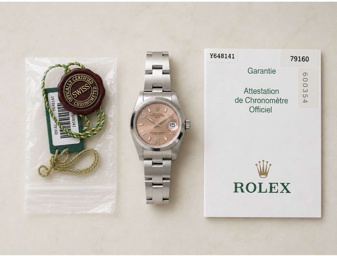 Rolex Oyster Perpetual Date 26 mm – Pink Dial