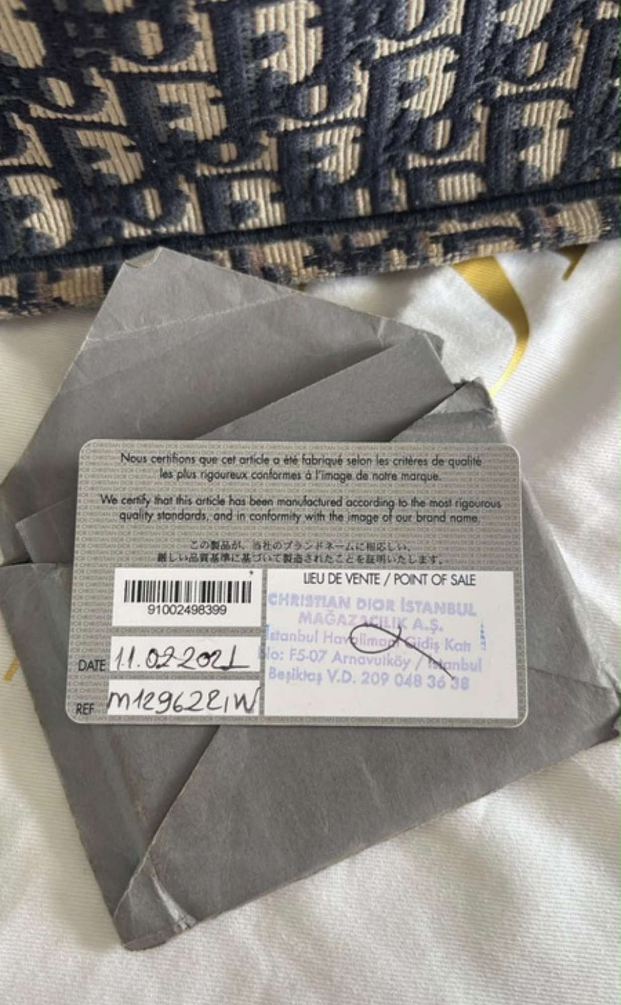 Dior tote bag