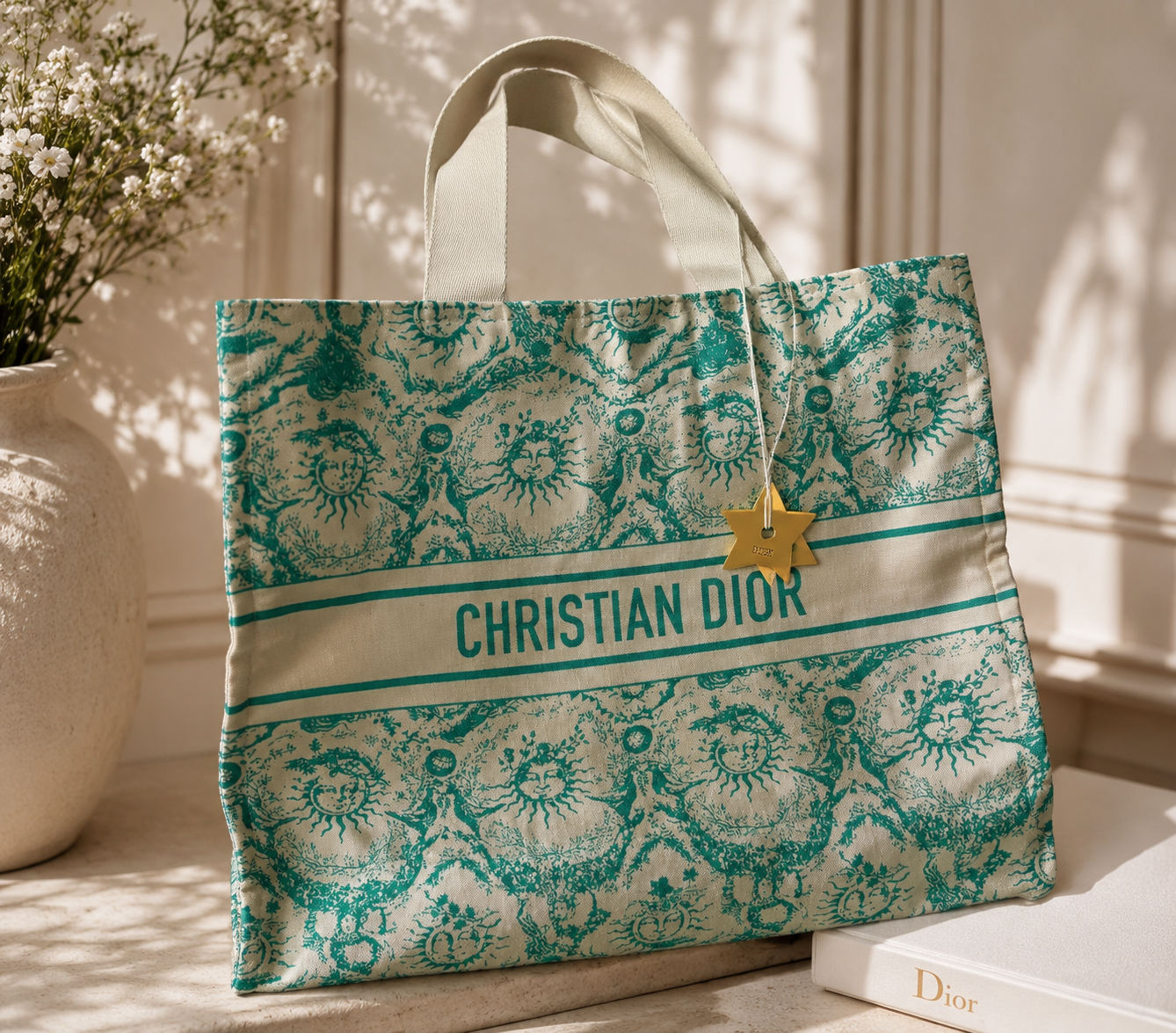 Dior riviera plážová taška