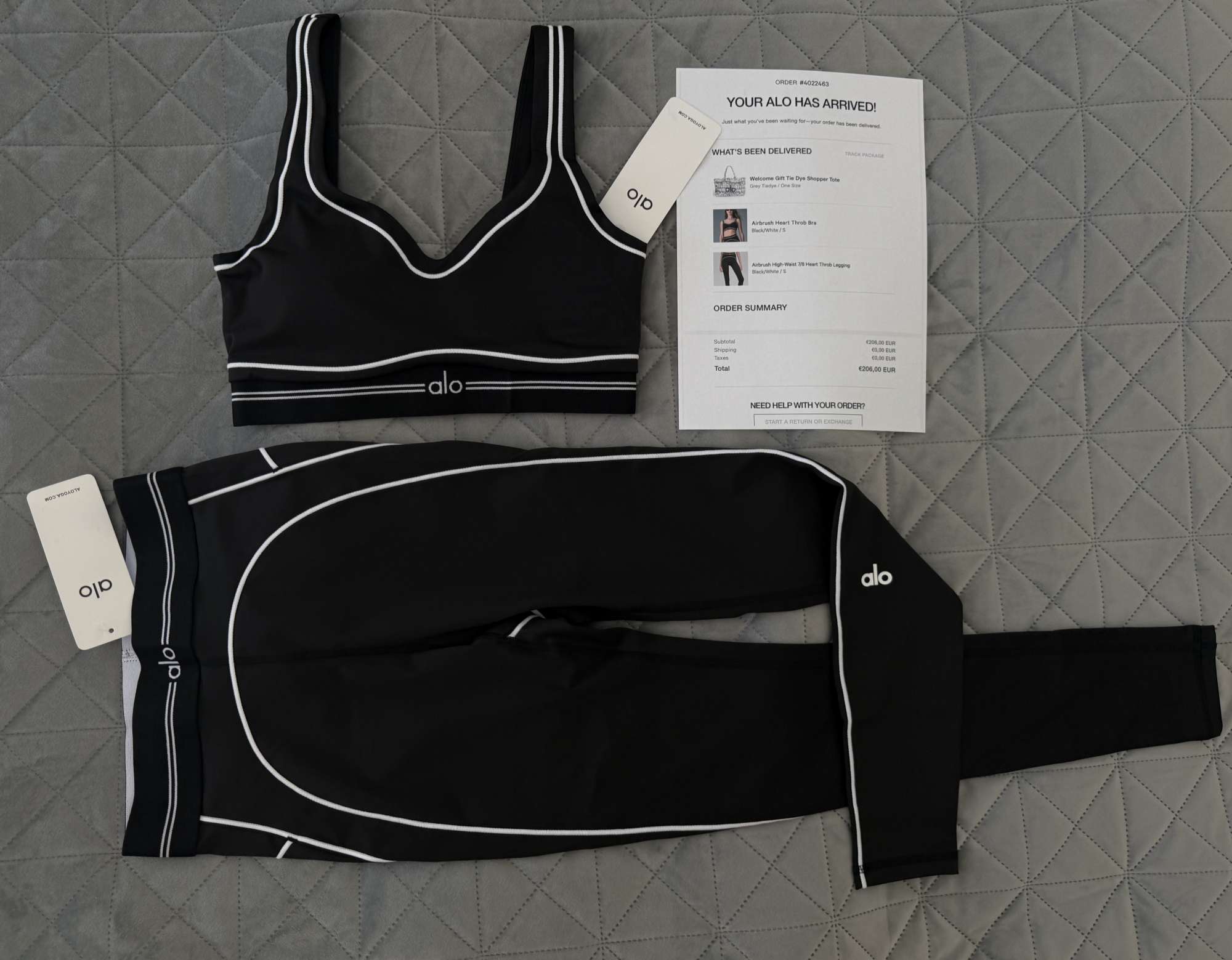 Alo Yoga Workout Set Black