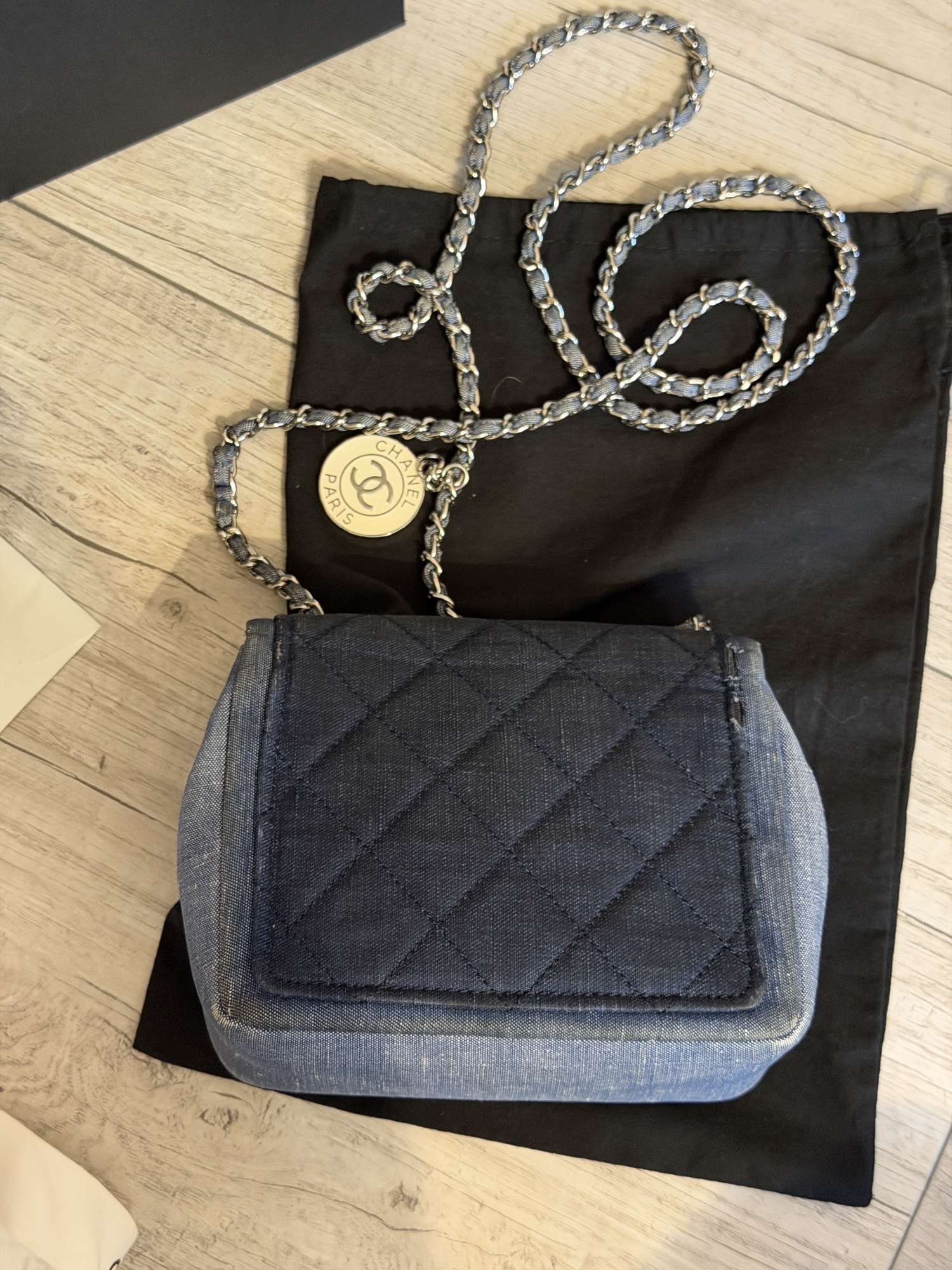 Chanel denim flap