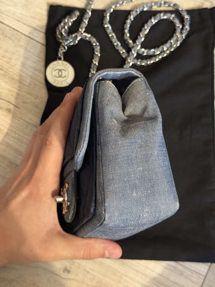 Chanel denim flap