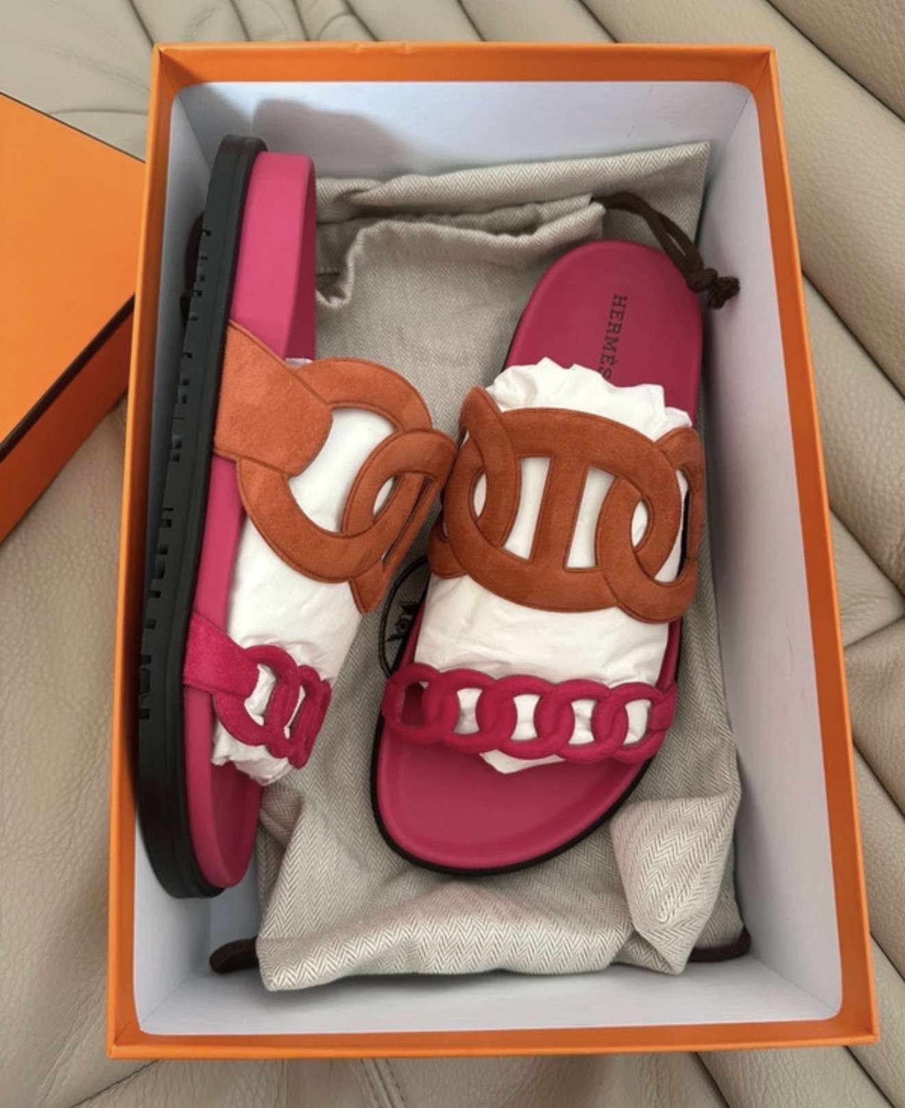 Hermes sandalky