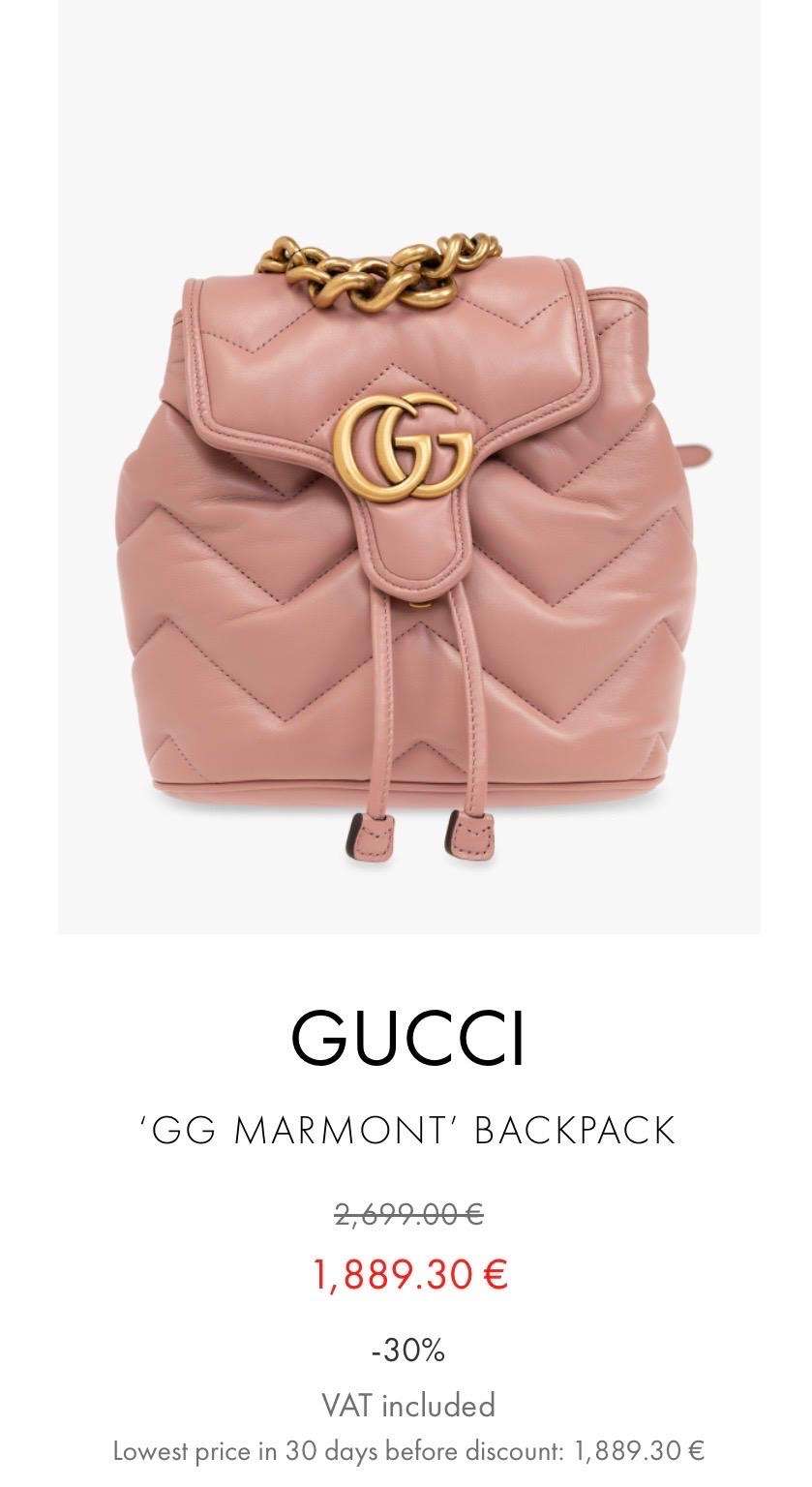Gucci kožený ruksak