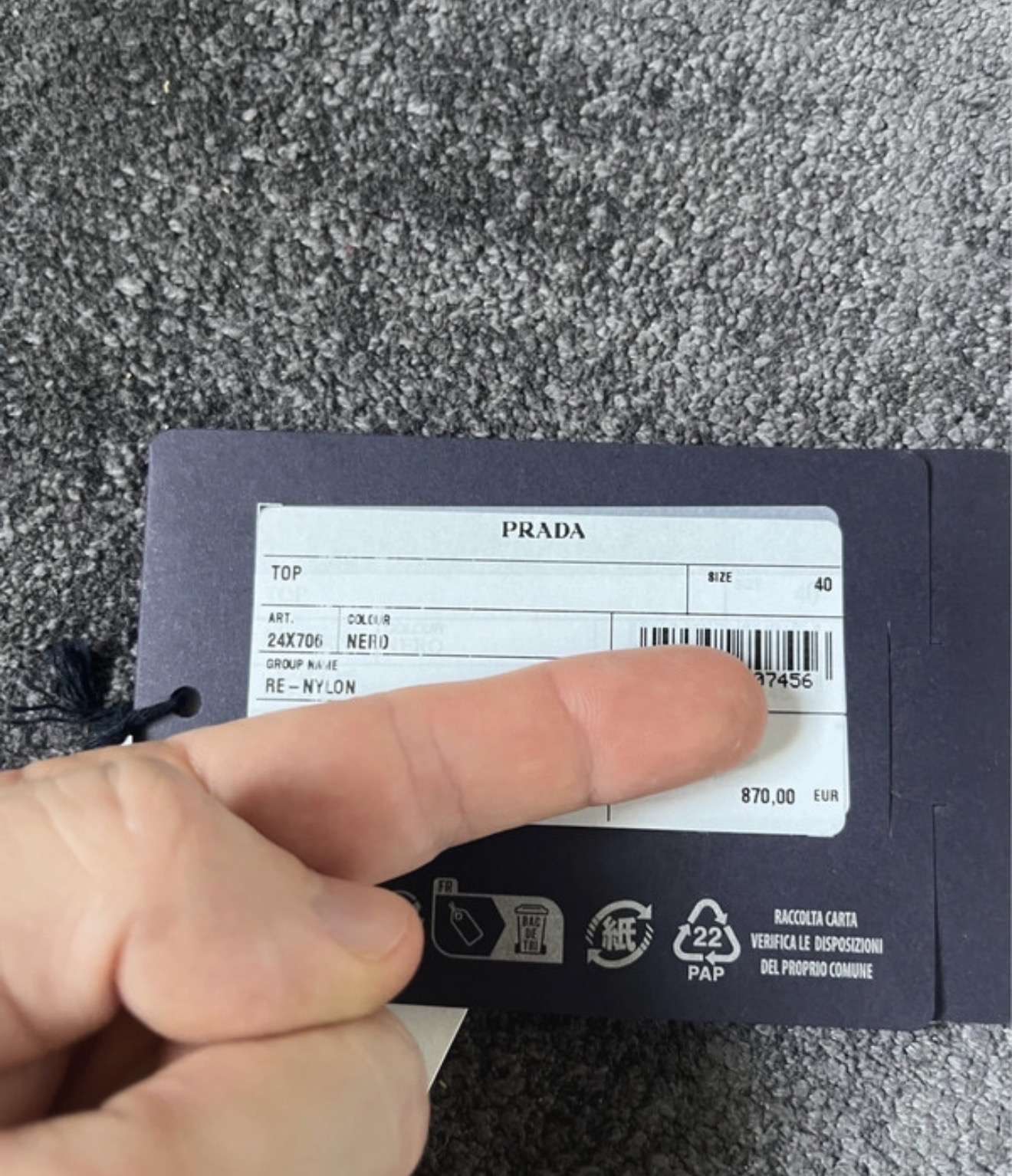 Prada podprsenka
