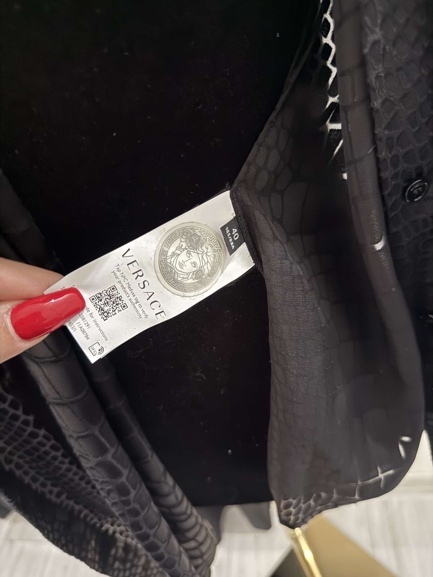 Versace hodvábna blúzka