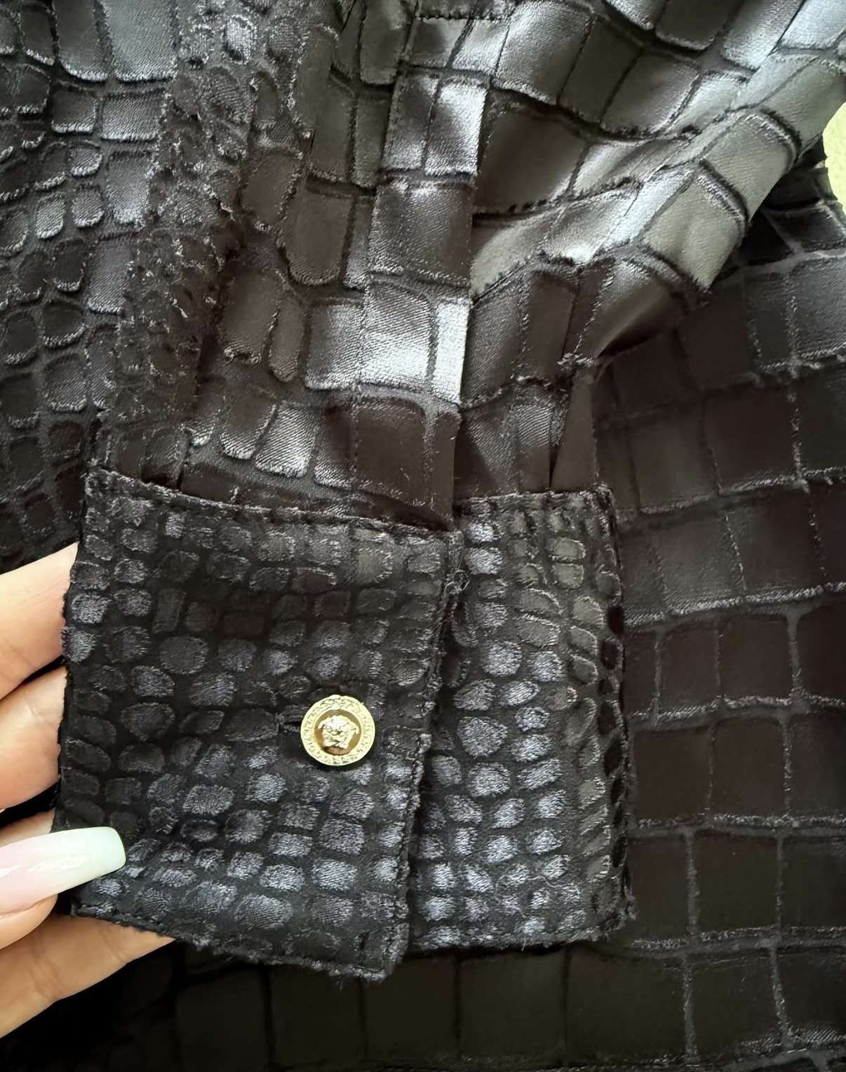 Versace hodvábna blúzka