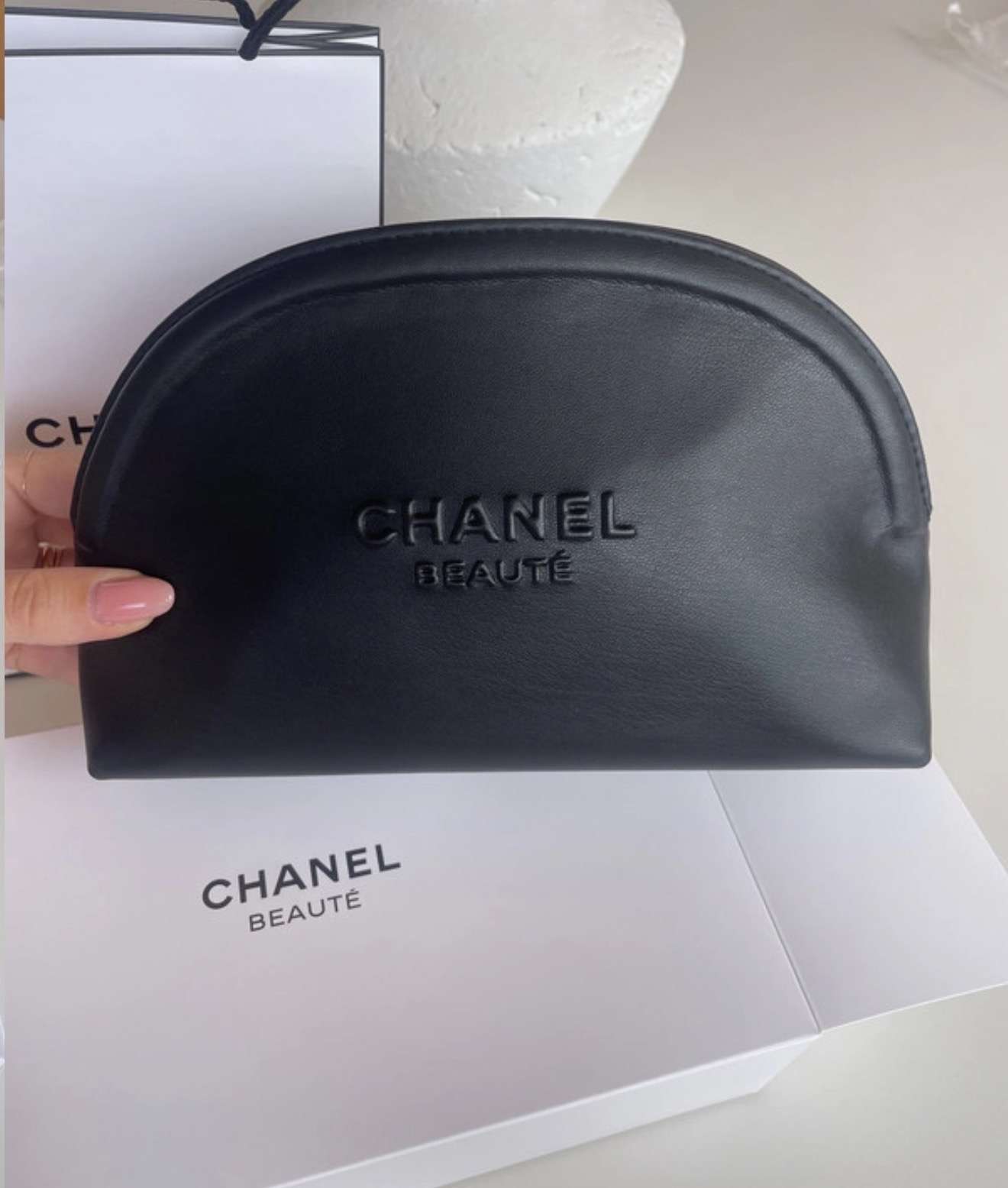 Chanel beauty bag