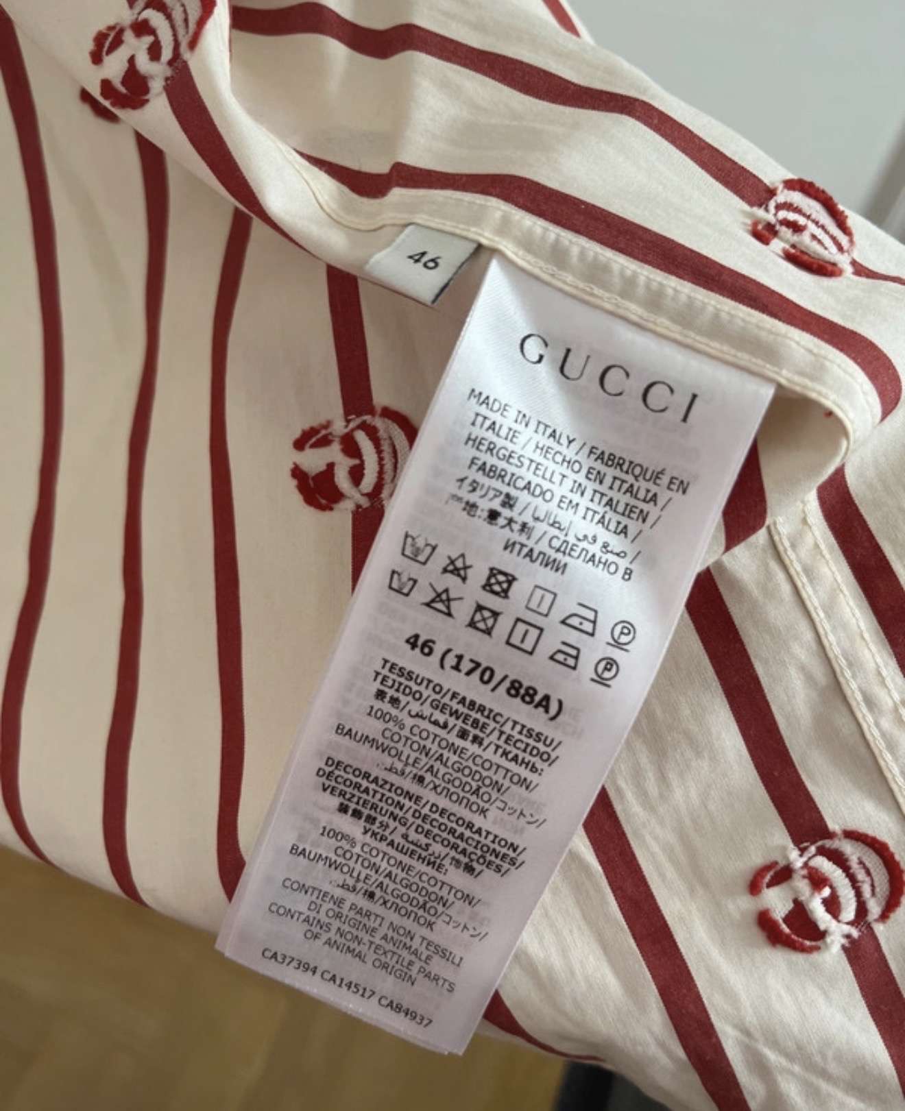 Gucci košeľa