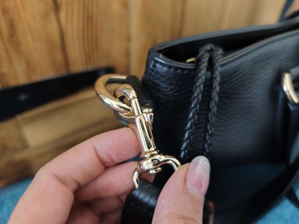 Gucci Bamboo leather black