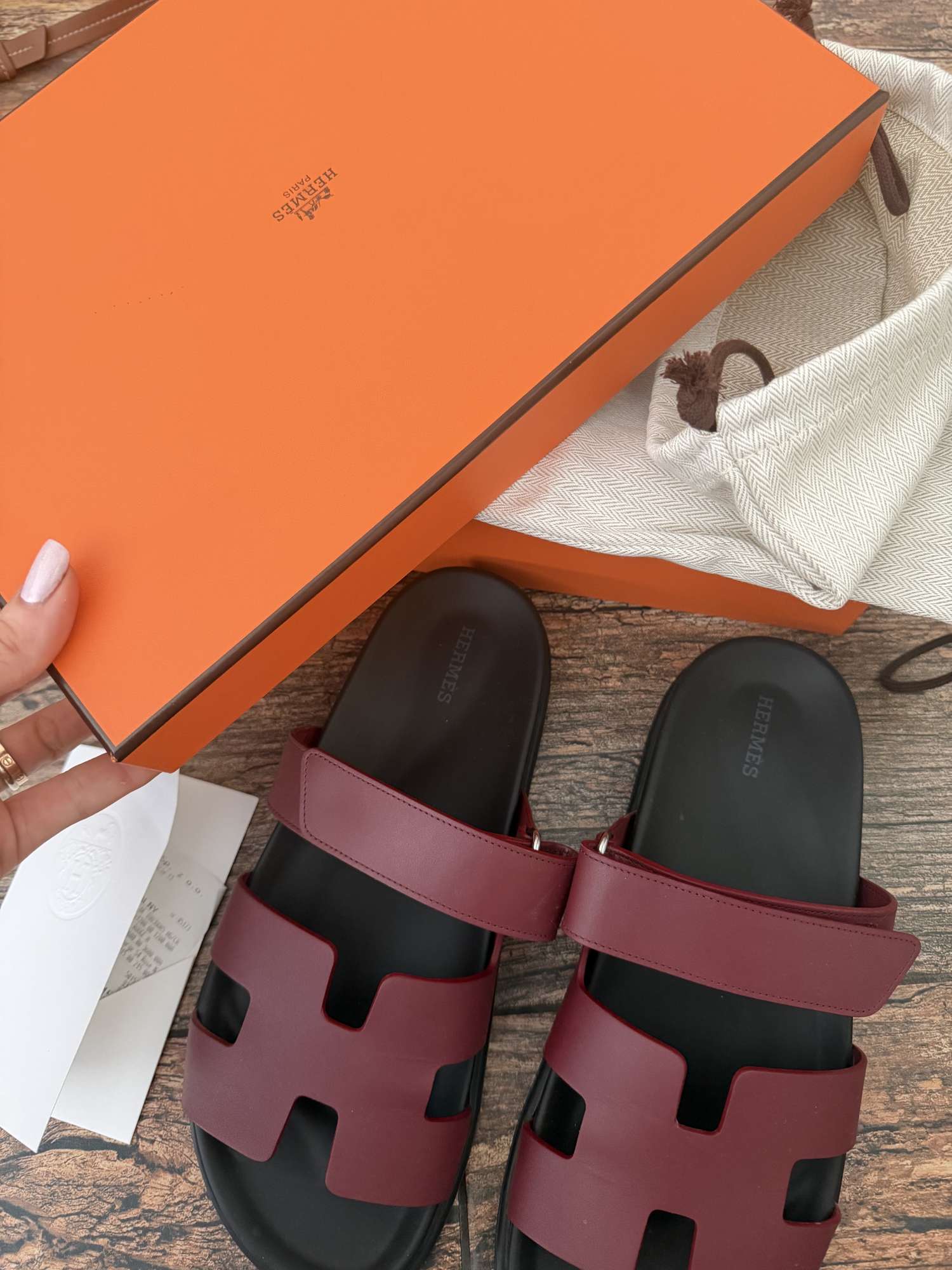 Hermes Chypre slapky