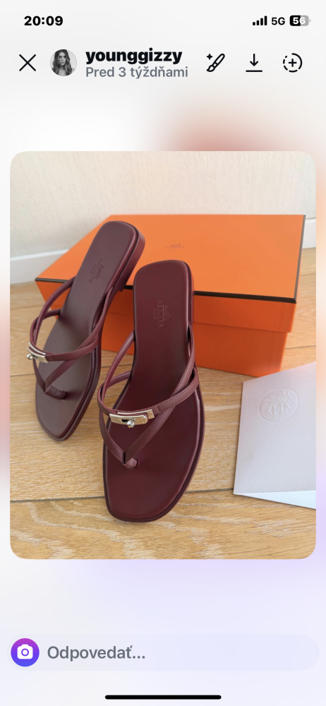 Hermes slapky