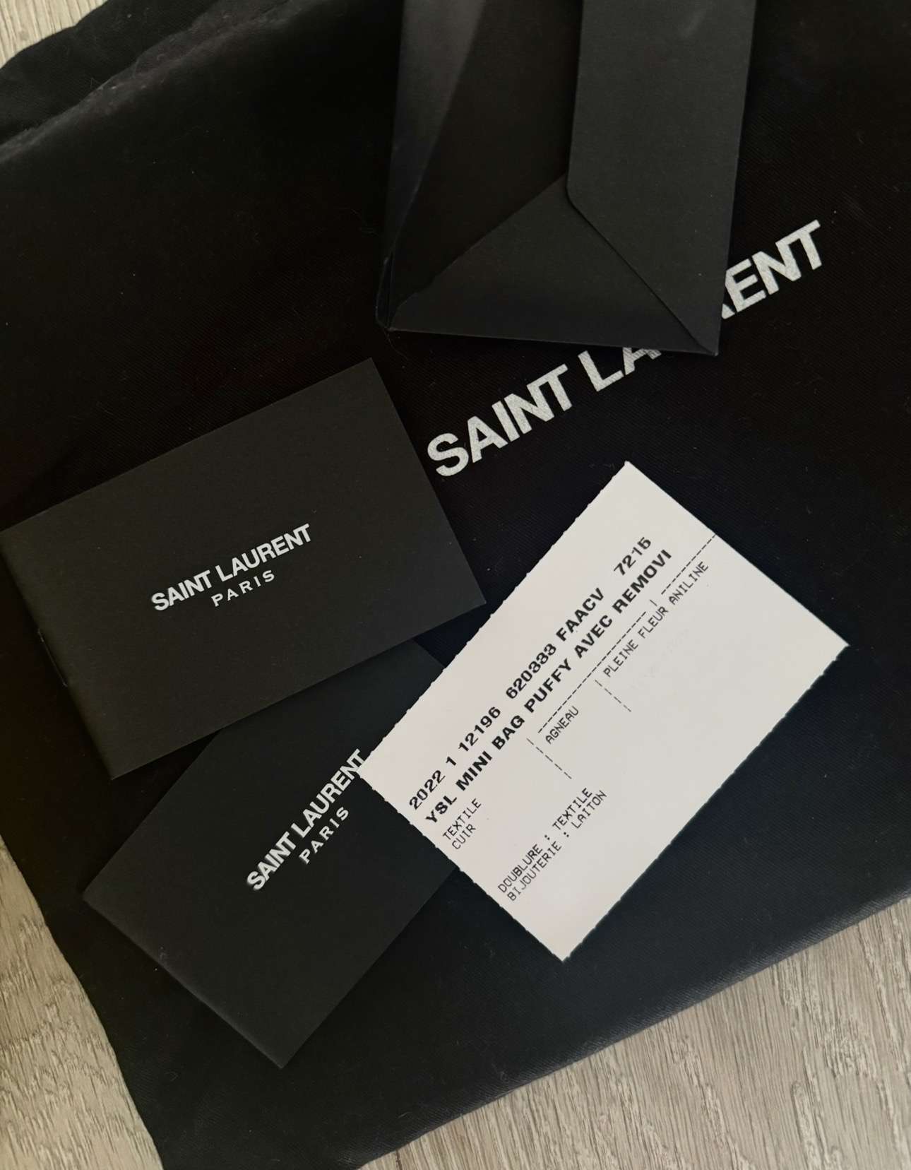 Lou lou ysl puff bag