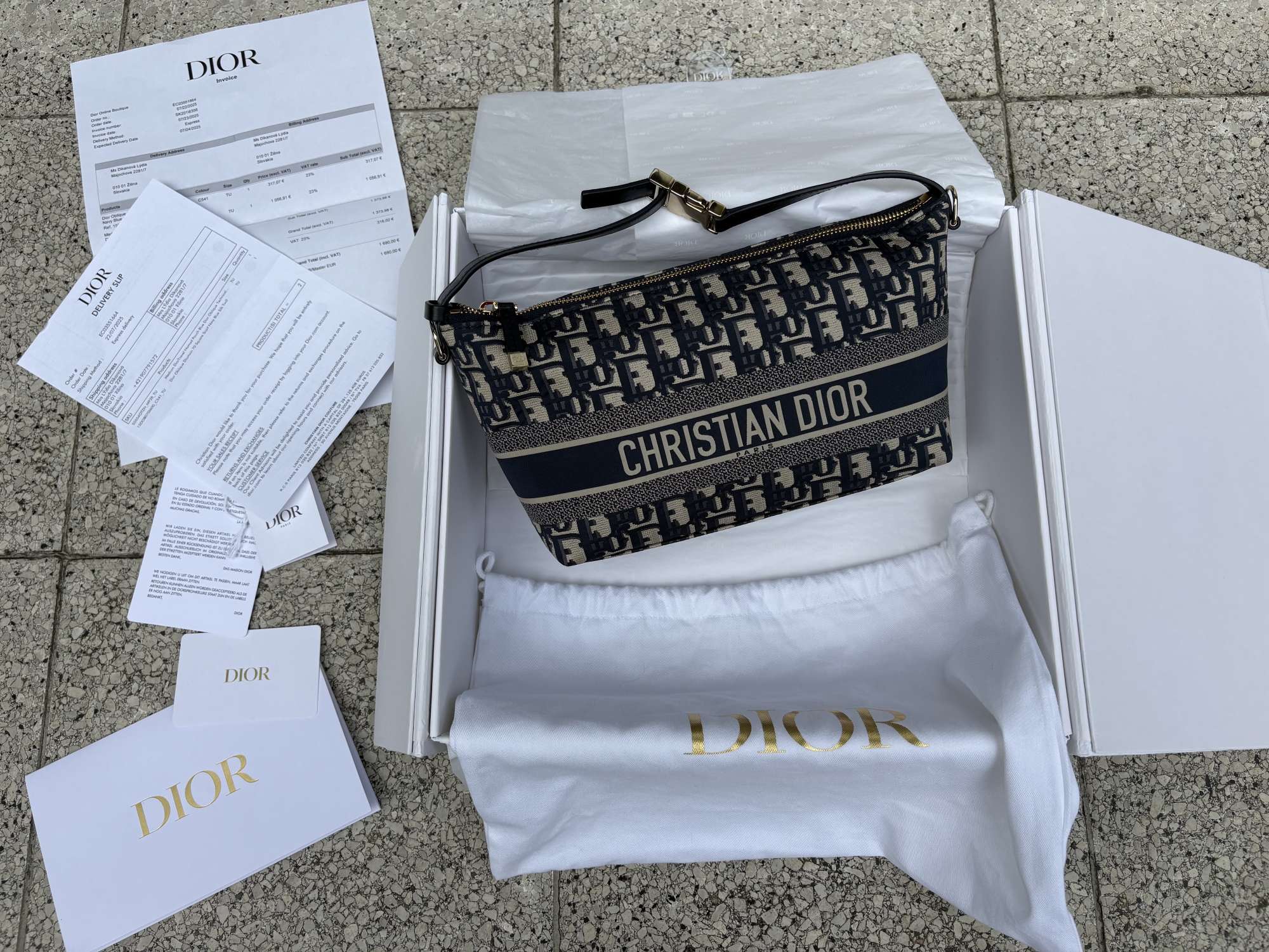 Christian Dior Medium DiorTravel Nomad Pouch