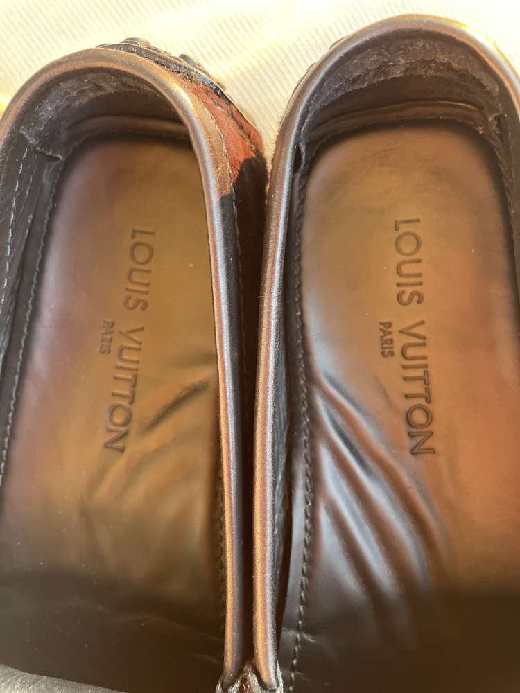 Louis Vuitton mokasíny z poníka