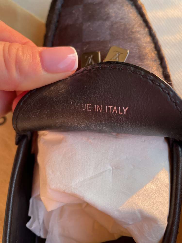 Louis Vuitton mokasíny z poníka