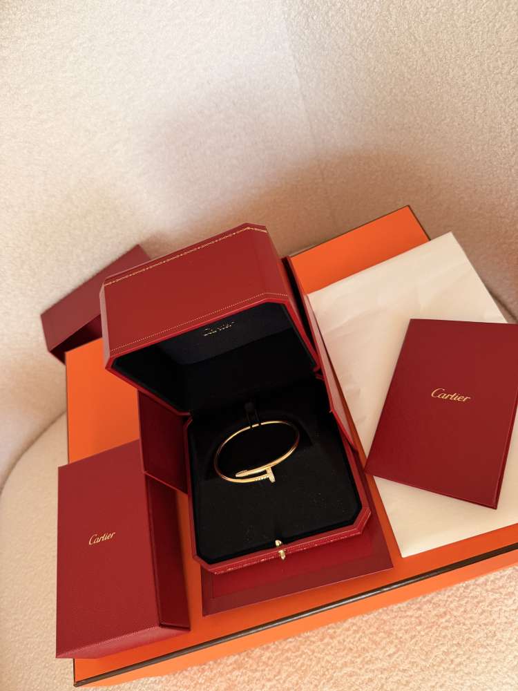 Cartier Juste un Clou Bracelet Diamonds 18k Yellow Gold – kompletný set
