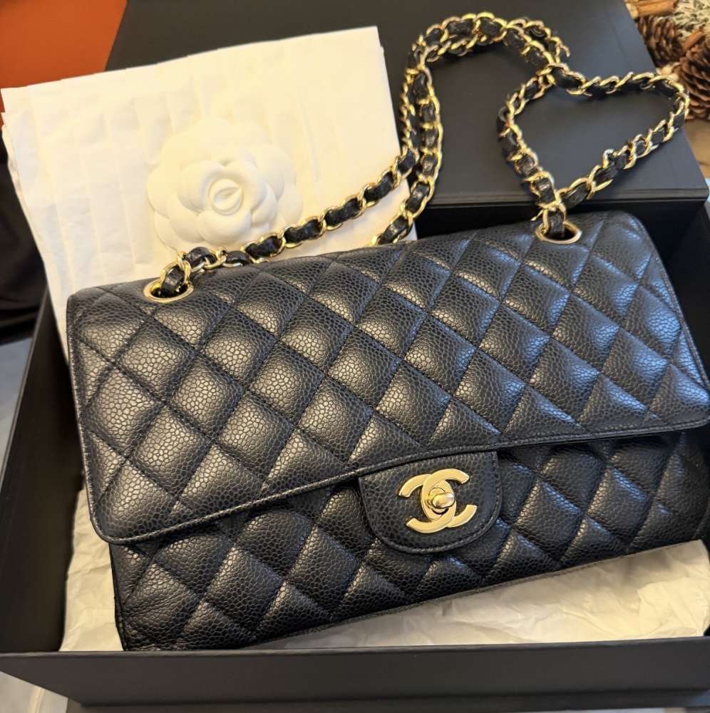 Chanel Double Flap Caviar