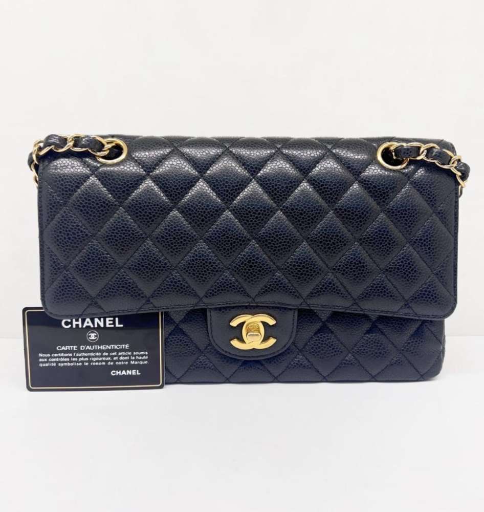 Chanel Double Flap Caviar