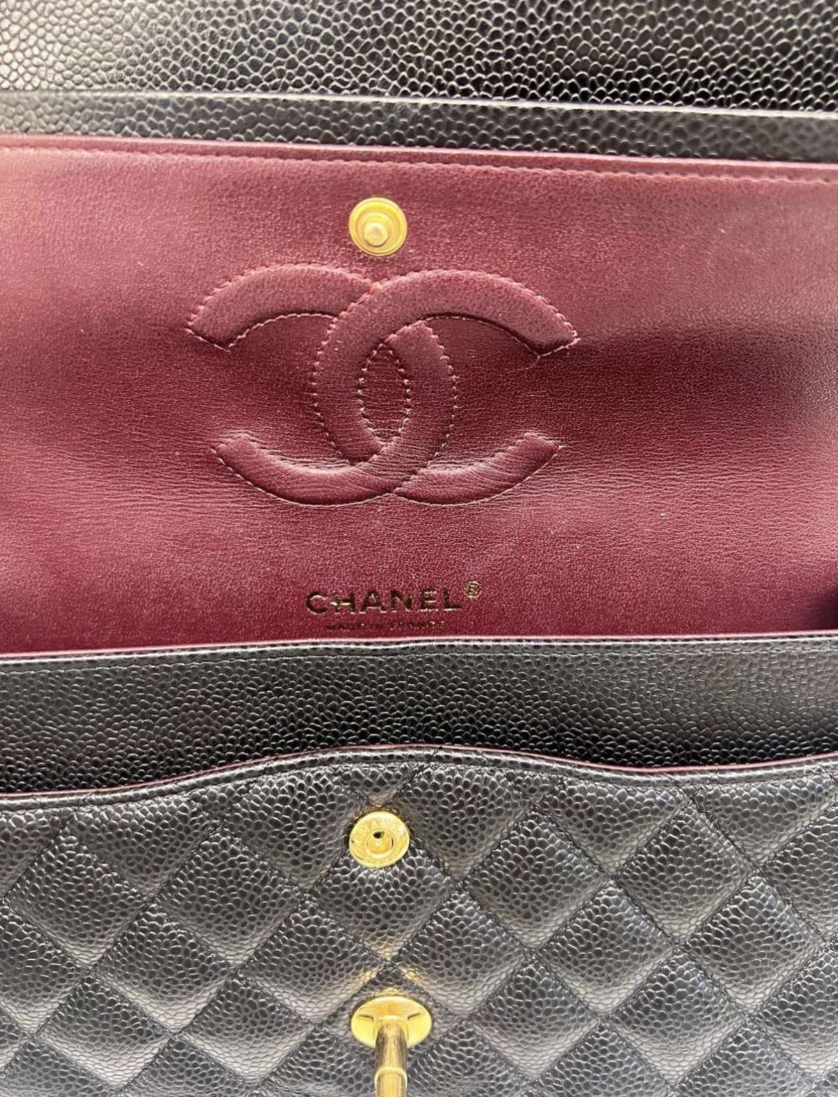 Chanel Double Flap Caviar