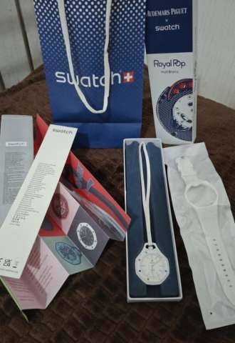 https://vipluxury.sk/Biele swatch s náramkom