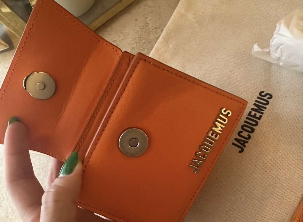 Oranzova kabelka Jacquemus Le Chiquito leather tote bag
