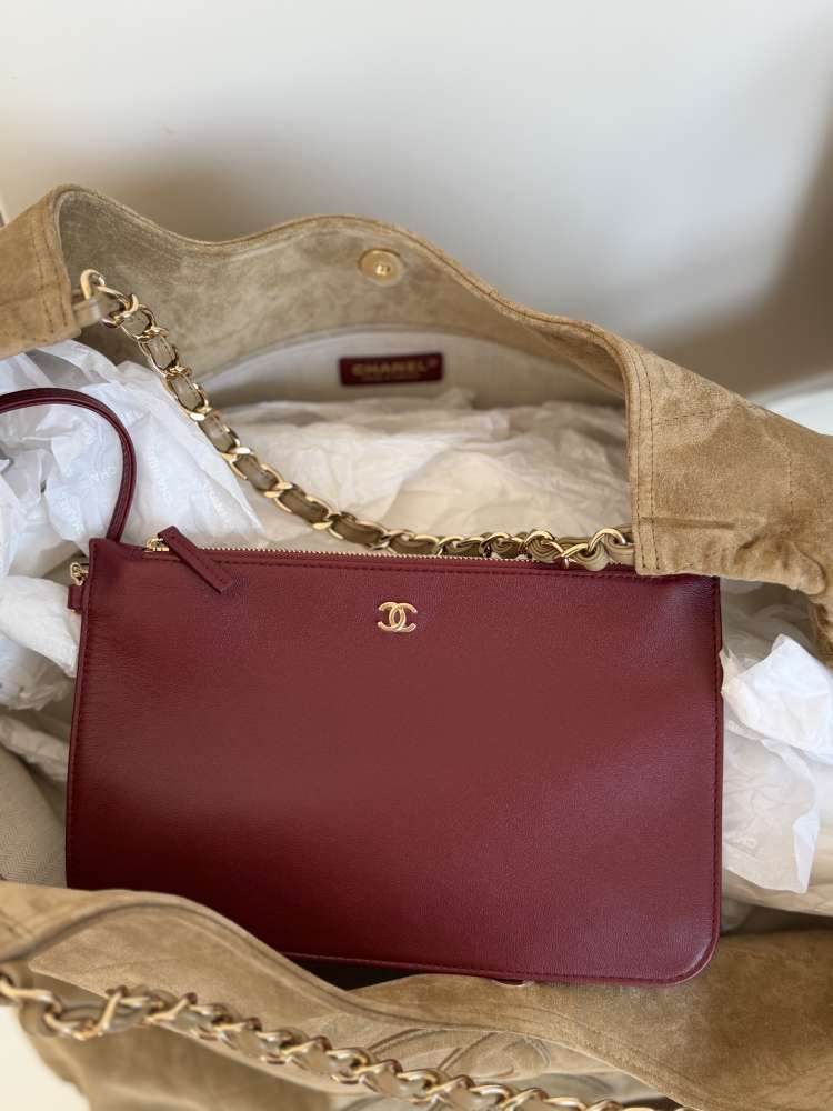 Chanel Suede tote bag