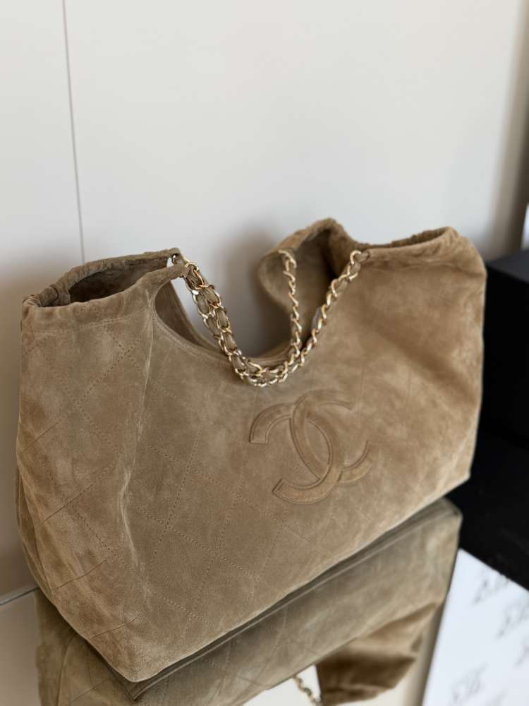 Chanel Suede tote bag