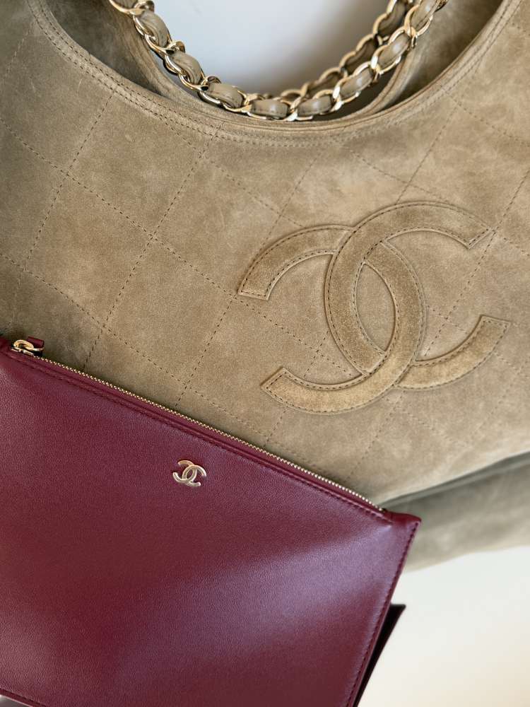 Chanel Suede tote bag