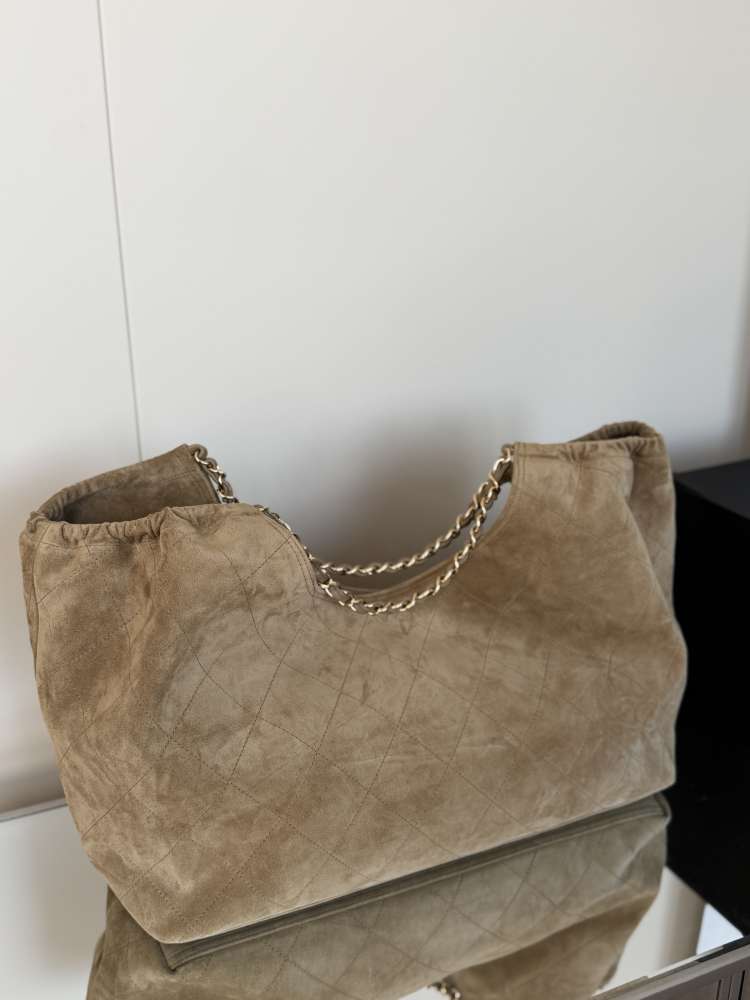 Chanel Suede tote bag