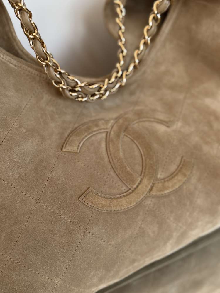Chanel Suede tote bag