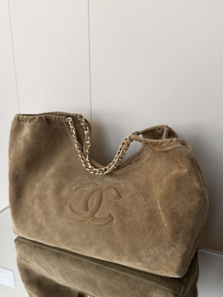 Chanel Suede tote bag