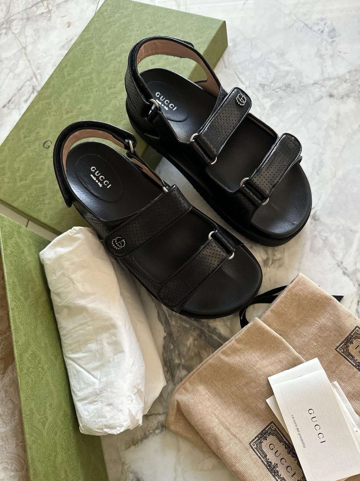 Gucci dámske kožené sandálky veľkosť 39