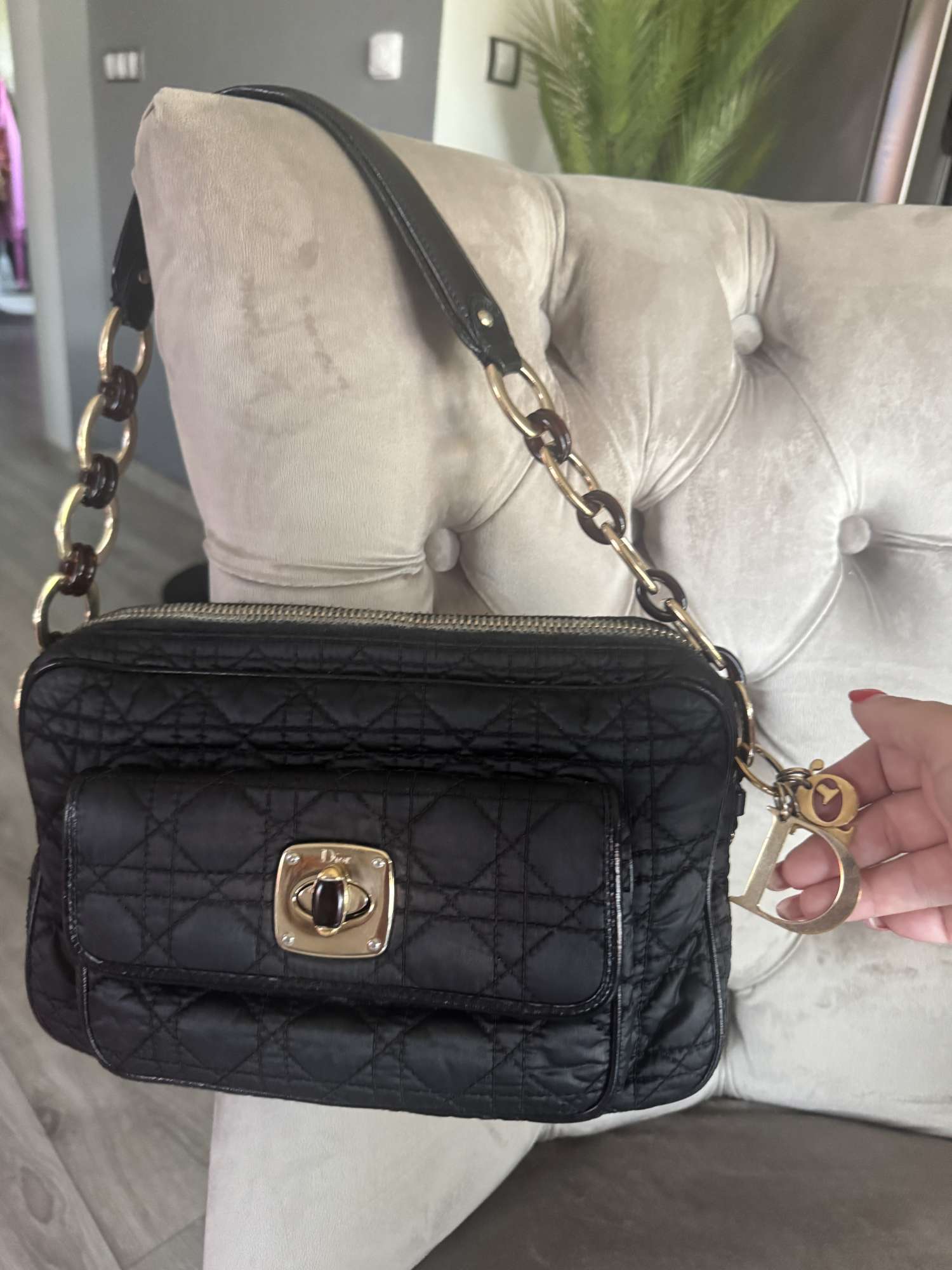 Christian Dior Cannage Charming pocket