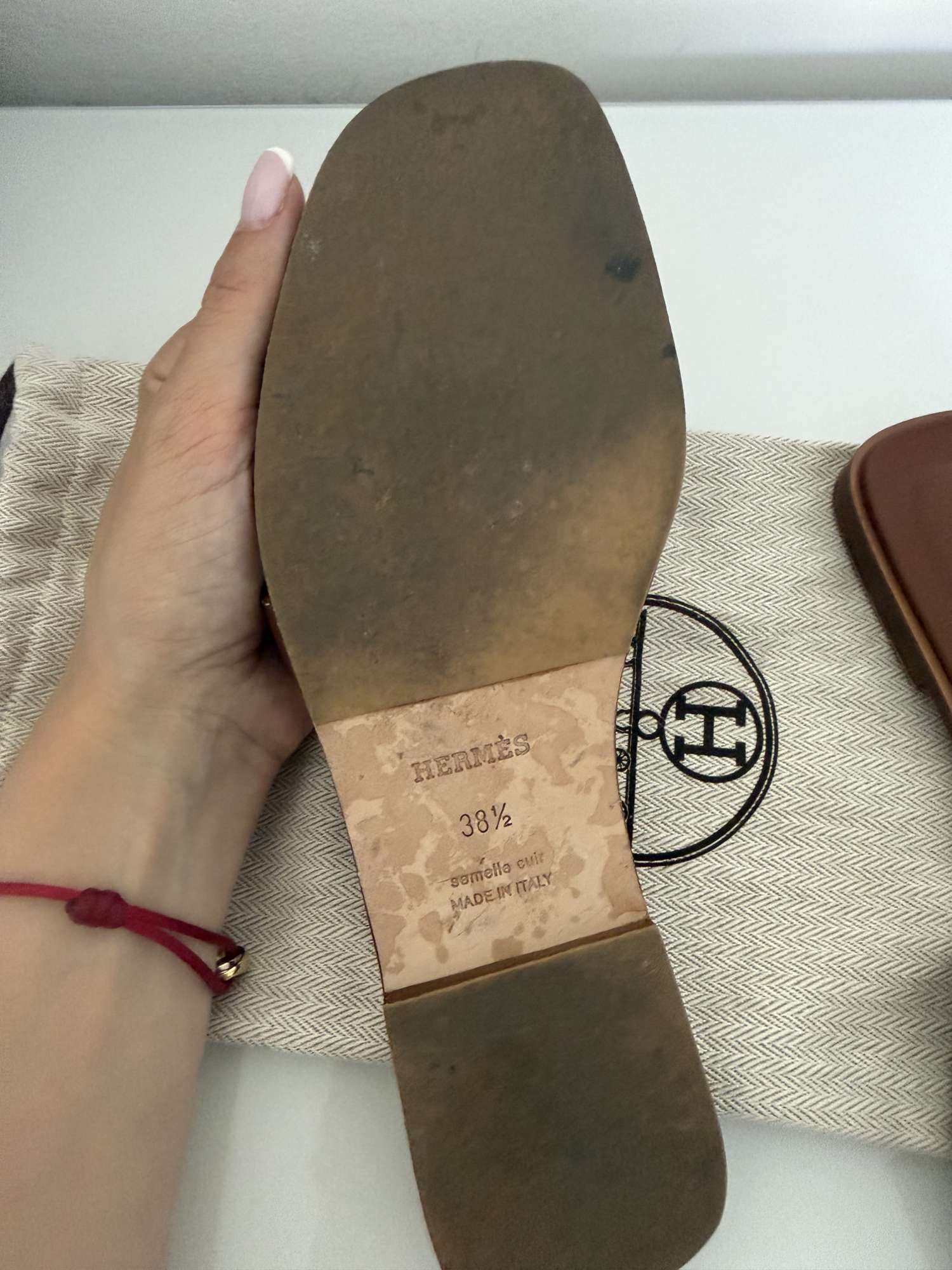 Hermès Oran — Gold (Box Calf) 🤎