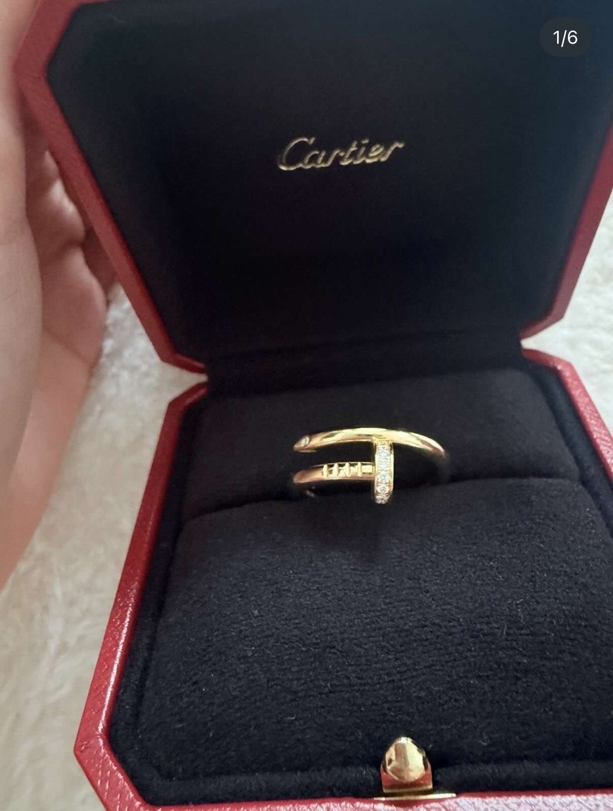 Cartier Juste un Clou prsteň – Classic Model s diamantikmi