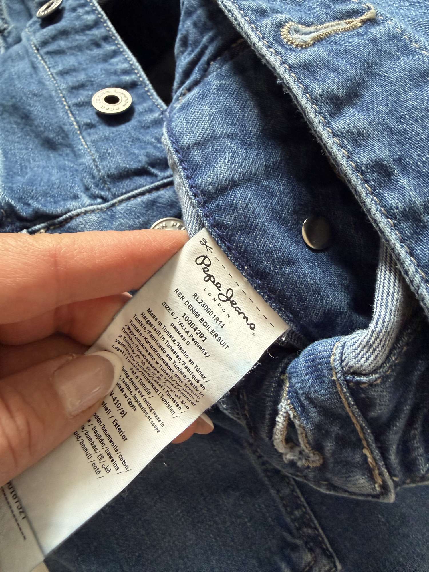 Rifľový overal redbul Pepe jeans s