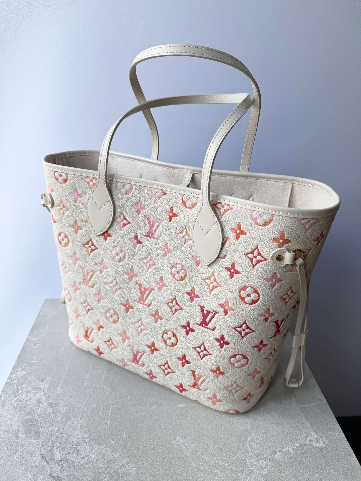 LOUIS VUITTON Neverfull MM Sunrise Aquarelle kabelka taška