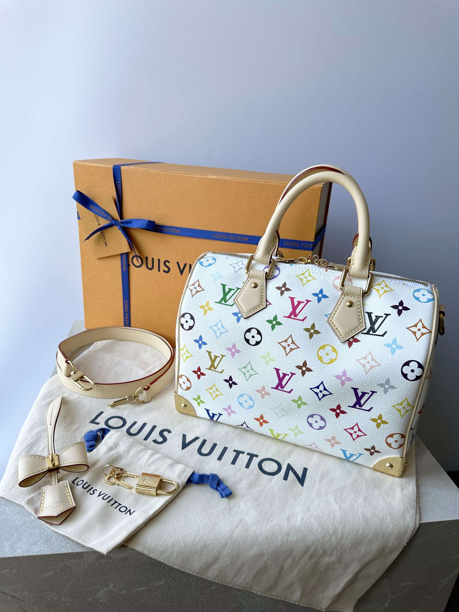LOUIS VUITTON x MURAKAMI Speedy 25 kabelka taška