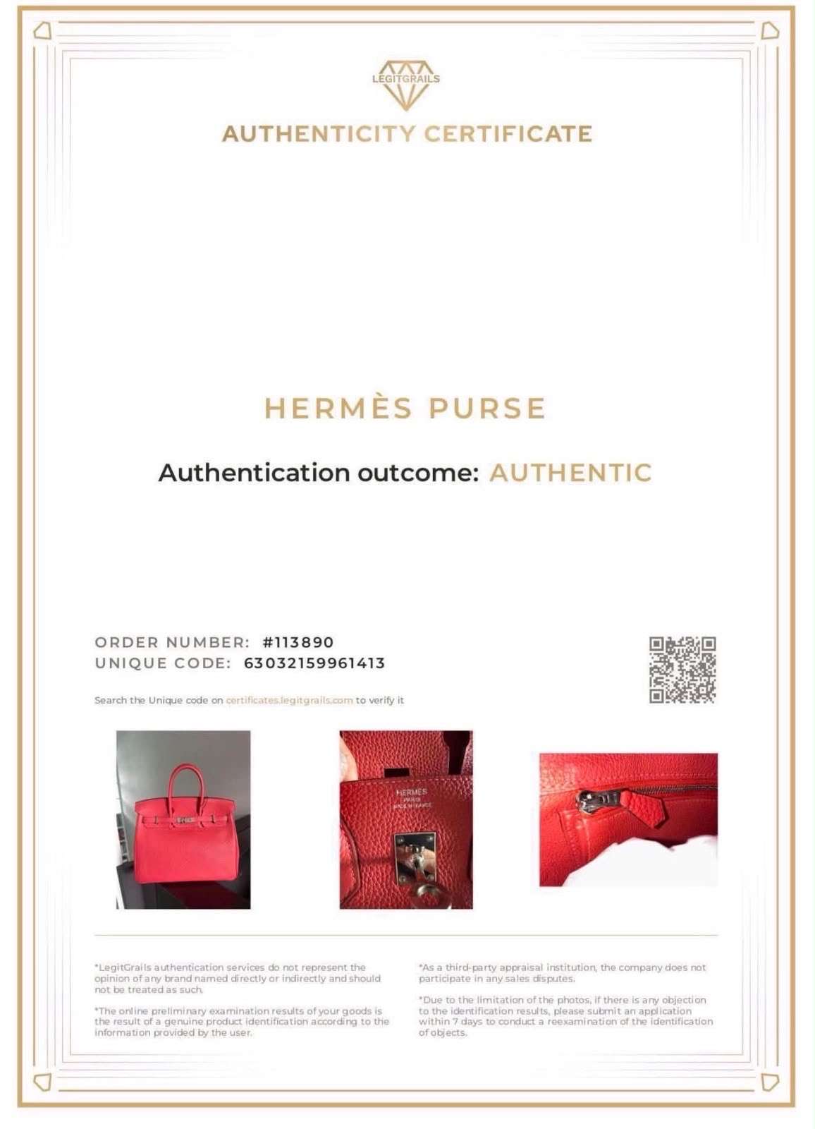 Hermes Birkin 25