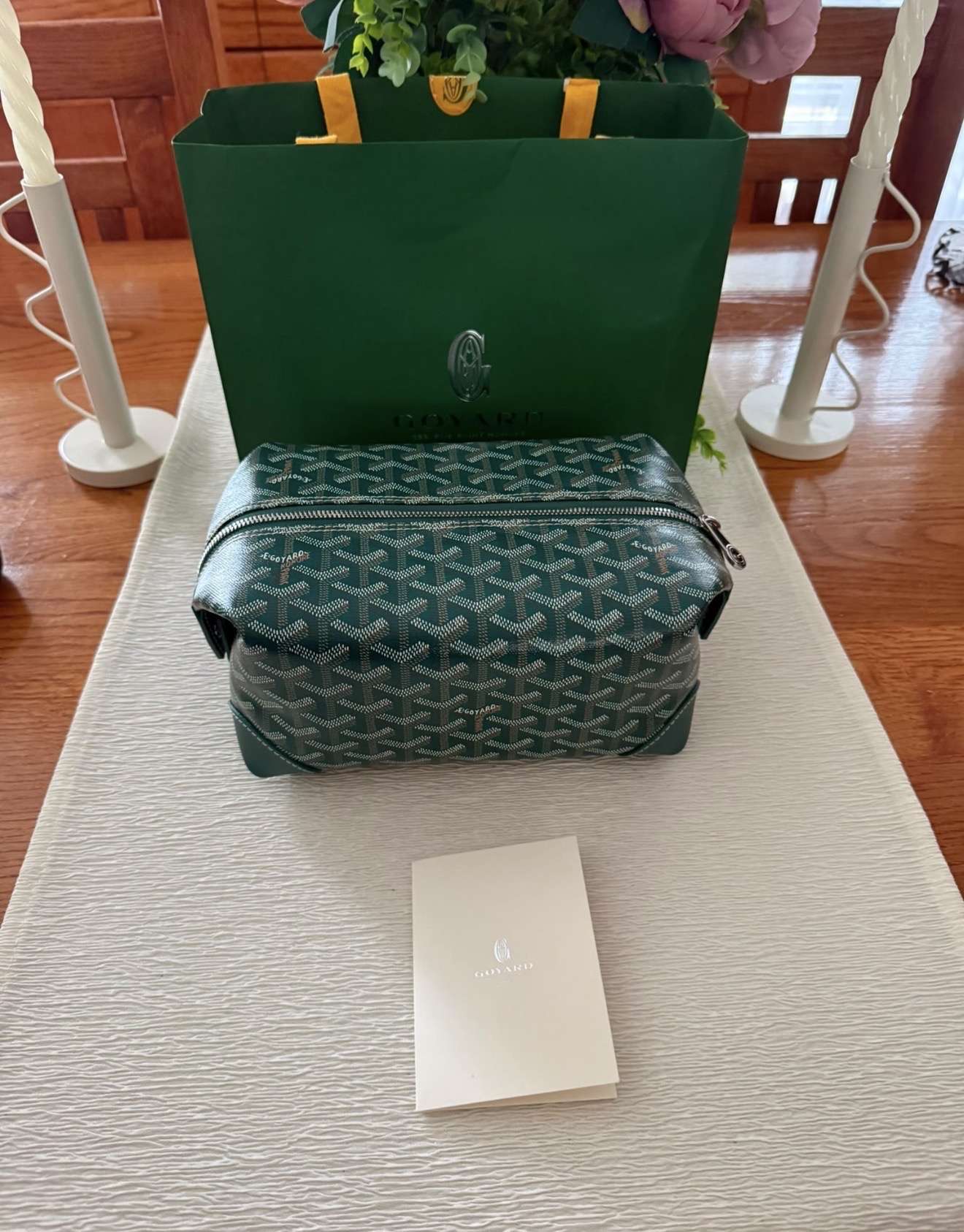 Goyard pánsky clutch kozmetická taška
