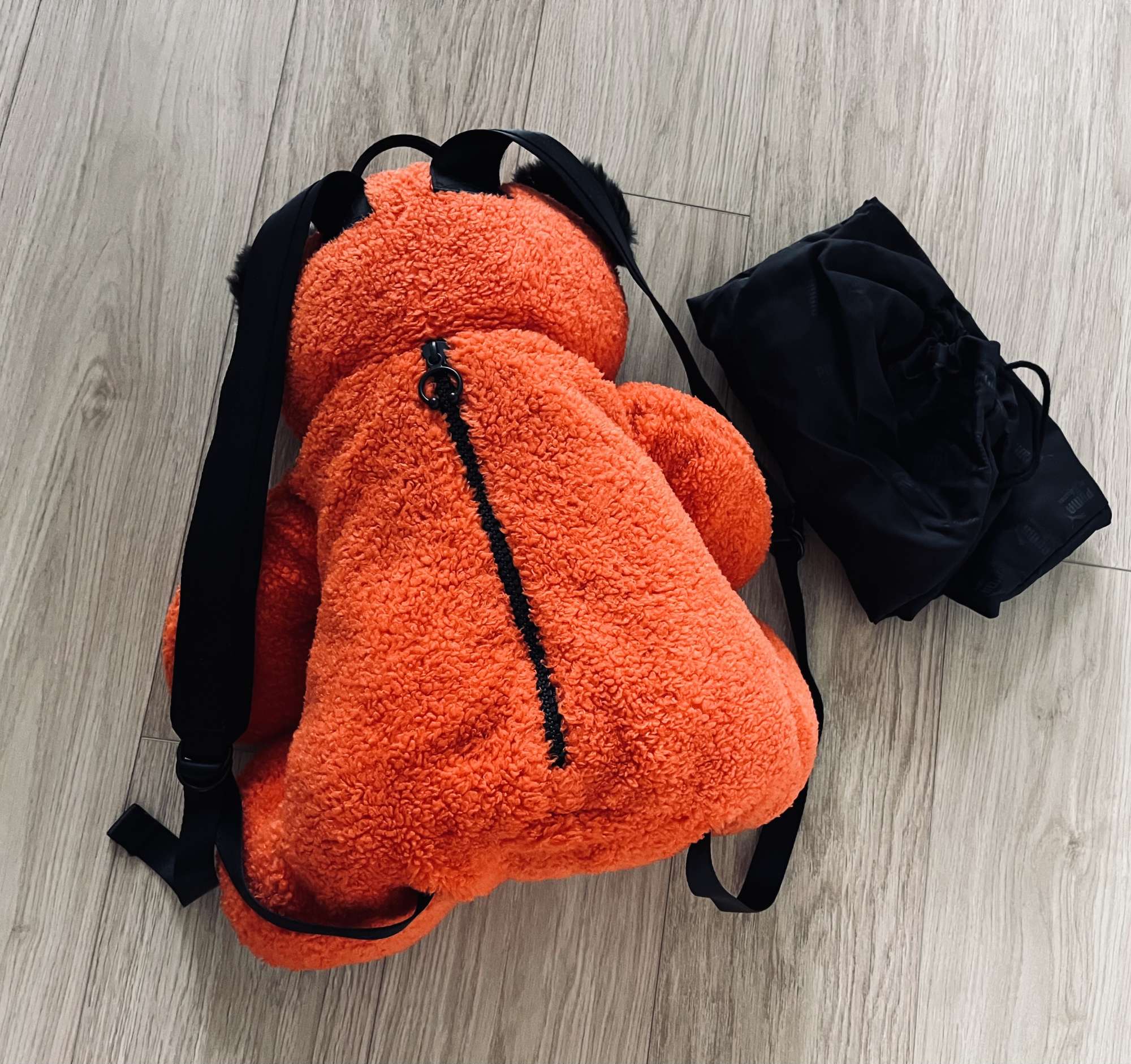 ORANGE Backpack Puma Fenty Mascot Bear