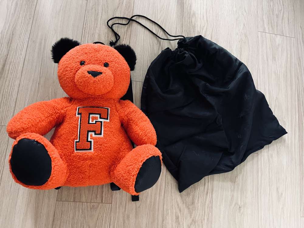 ORANGE Backpack Puma Fenty Mascot Bear