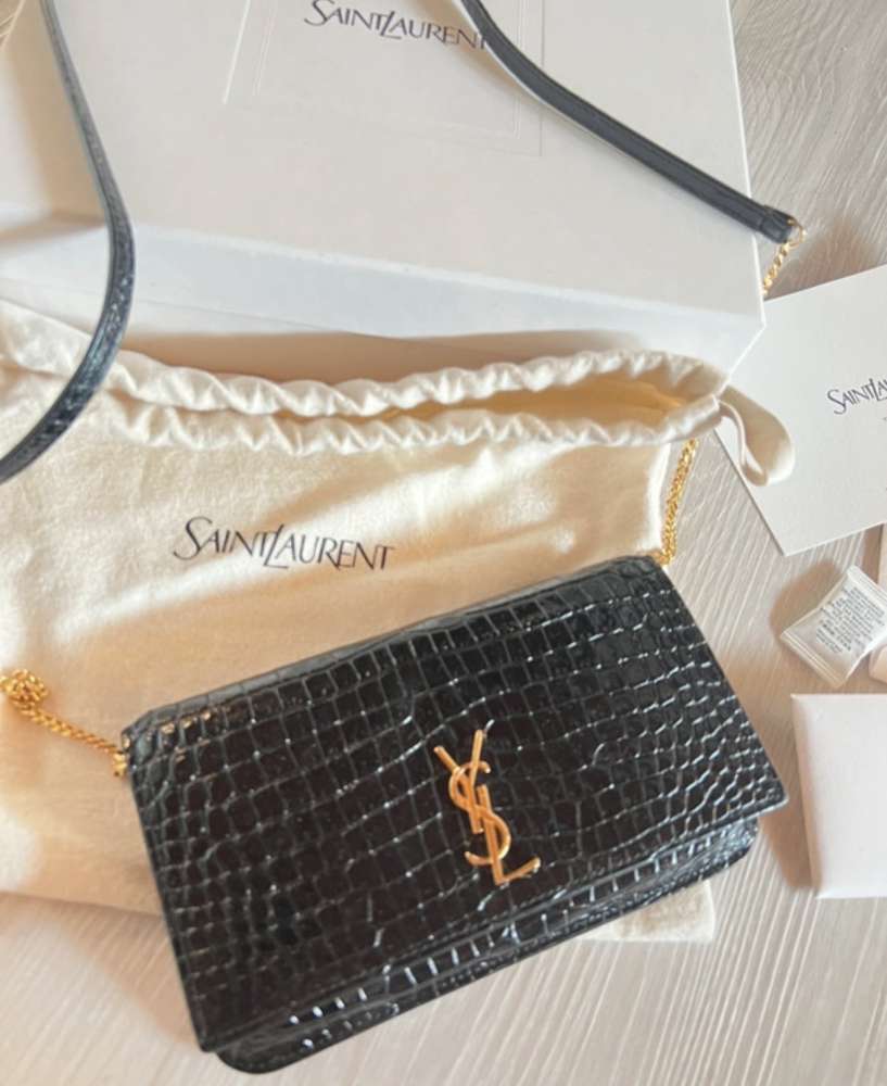 YSL crossbody - na mobil walletka